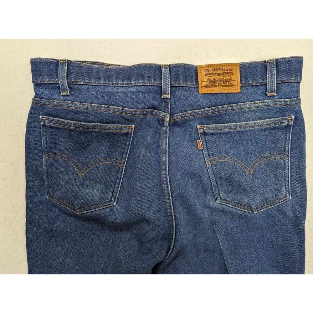 Levis 547 Mens Action Jeans Size 38 x 30 Cotton Blend Blue